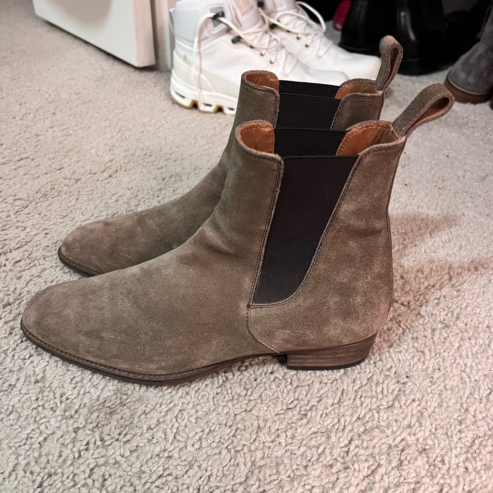 Oro Mens Chelsea boots